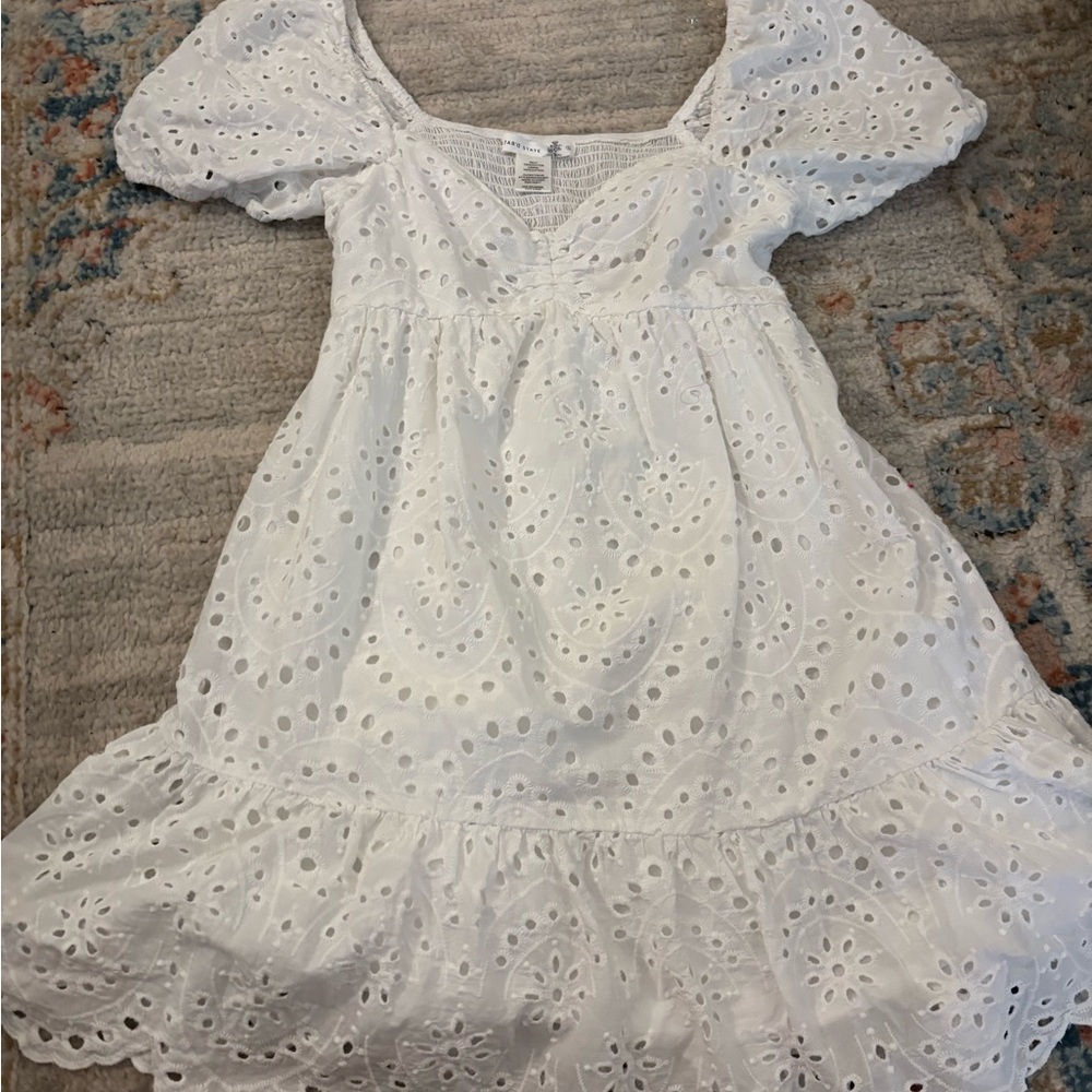 Altar'd State White Eyelet Dress